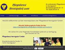 Tablet Screenshot of hennigsdorfer-pflegedienst.de